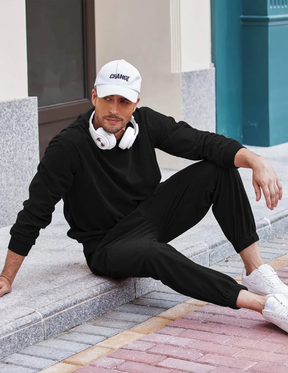 Long Sleeve Pullover Sports Sets