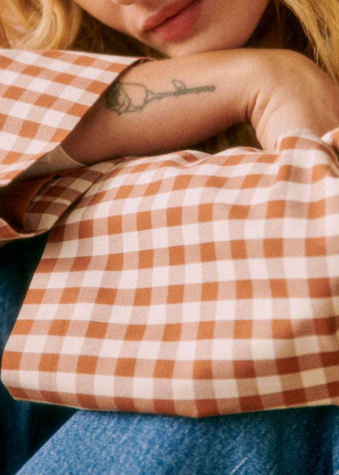 Brown Plaid Long Coat