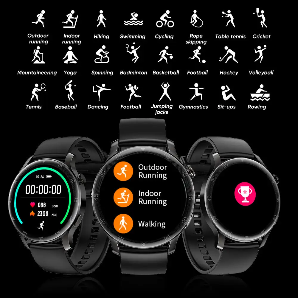 MAX2 .IP68 Waterproof. Perfect for the fitness geeks.