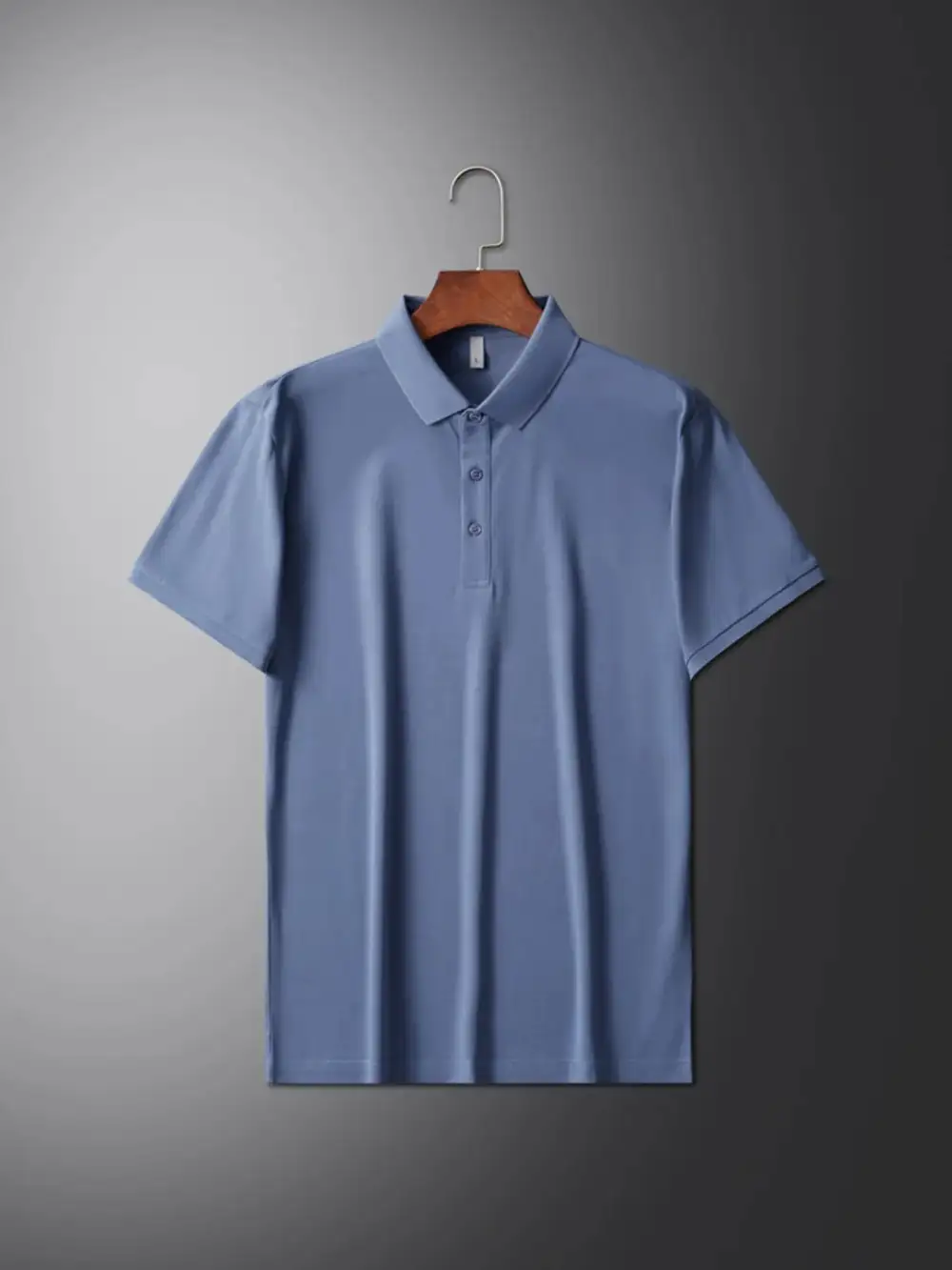 Structured Short Sleeve Collared Polo Shirt