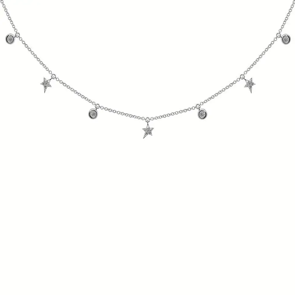Classic Star Diamond Necklace