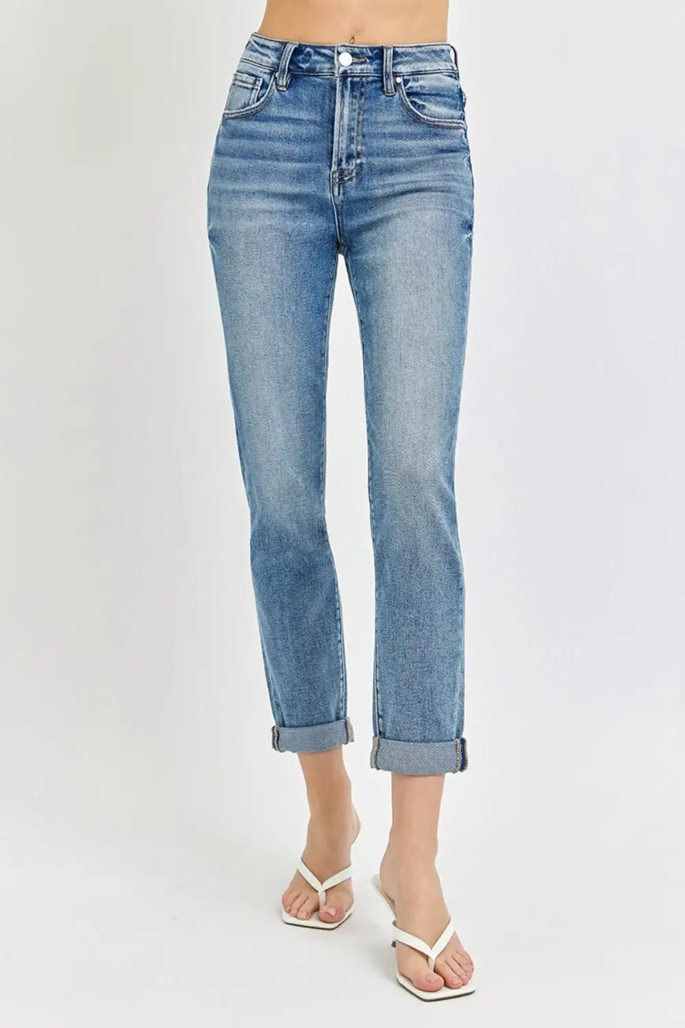 Easy High Waist Denim Jeans