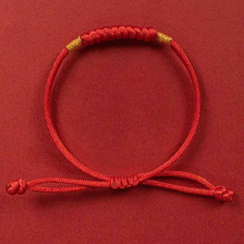Handmade Braided String Knot Flat Knot Rope Bracelet