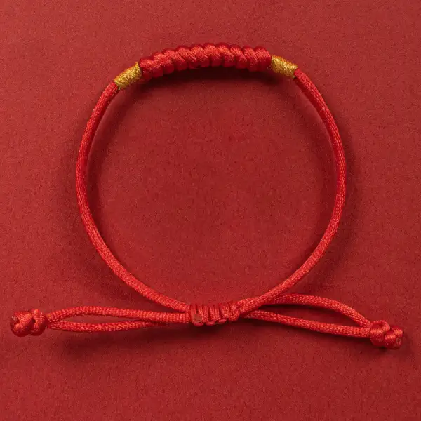 Handmade Braided String Knot Flat Knot Rope Bracelet