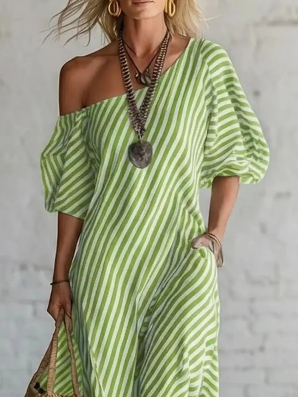 Striped Maxi Dress