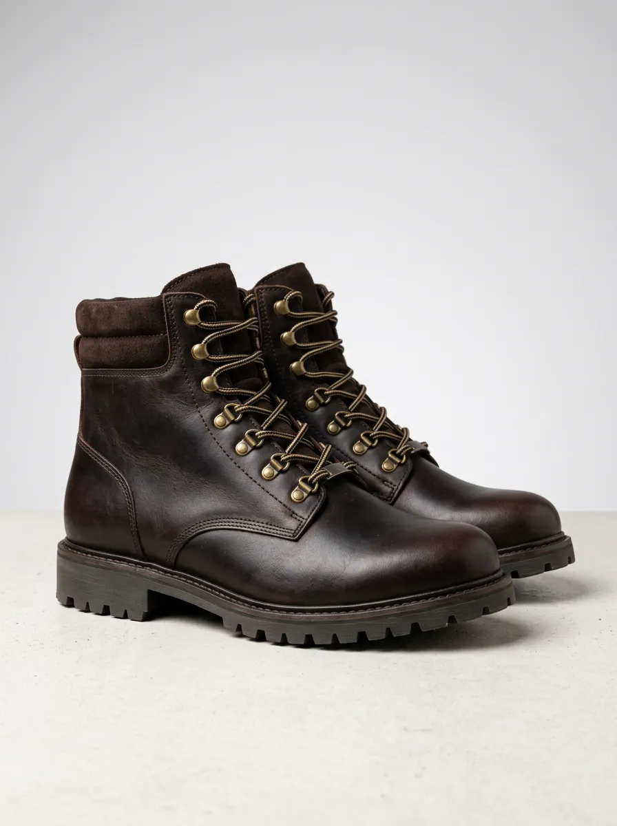 Men's Vintage Reinforced Speed-Hook Work Boots