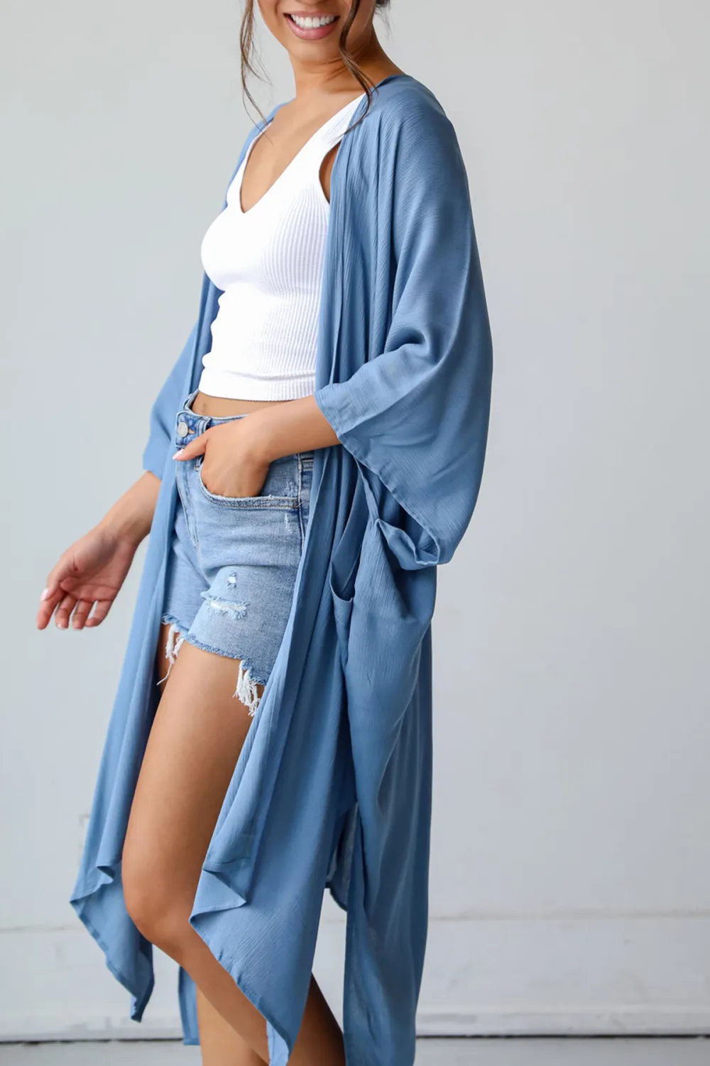 Casual Style Sun Bound Kimono