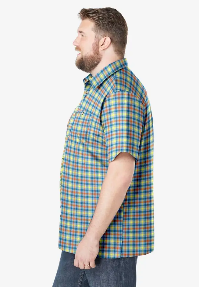 Check Short-Sleeve Sport Shirt