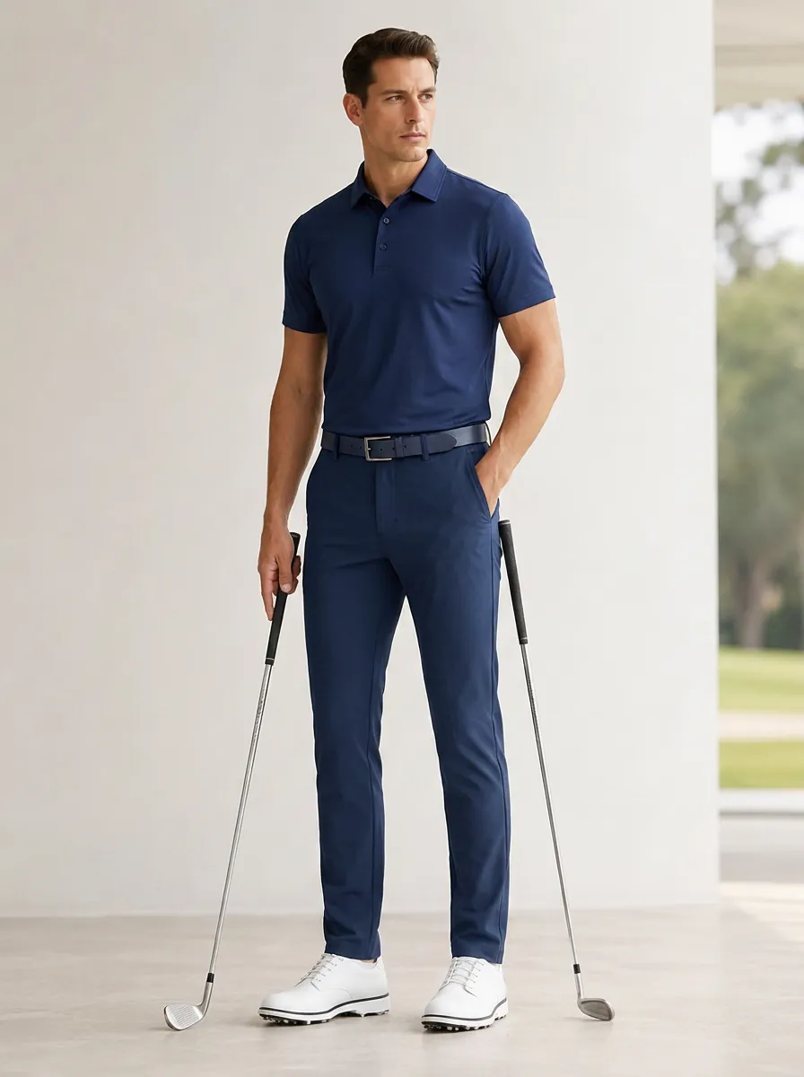 Men's Clean-Line Performance Stretch Golf Pants