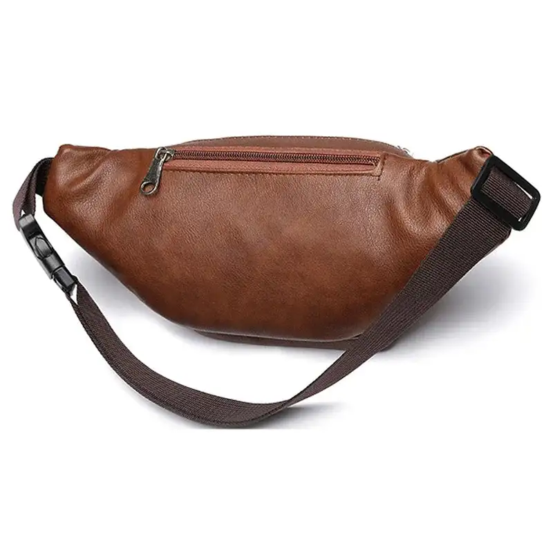 Classic Brown Leather Everyday Fanny Pack
