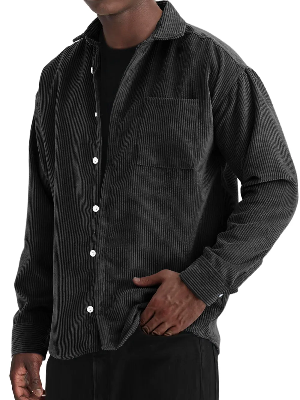Modern Corduroy Pocket Shirt