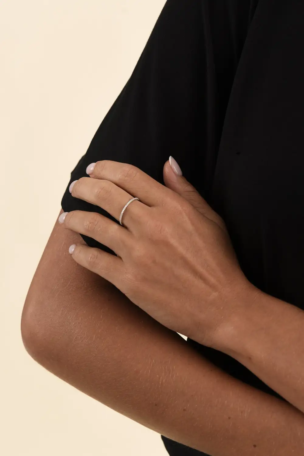Crystal Diamante Ring