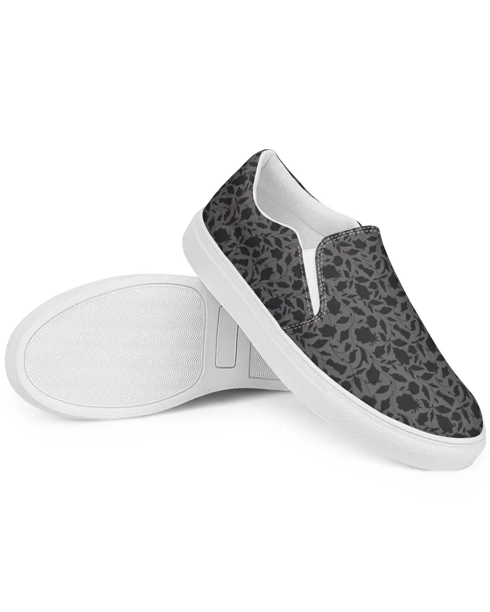 Silhouette Pattern Slip On Shoes