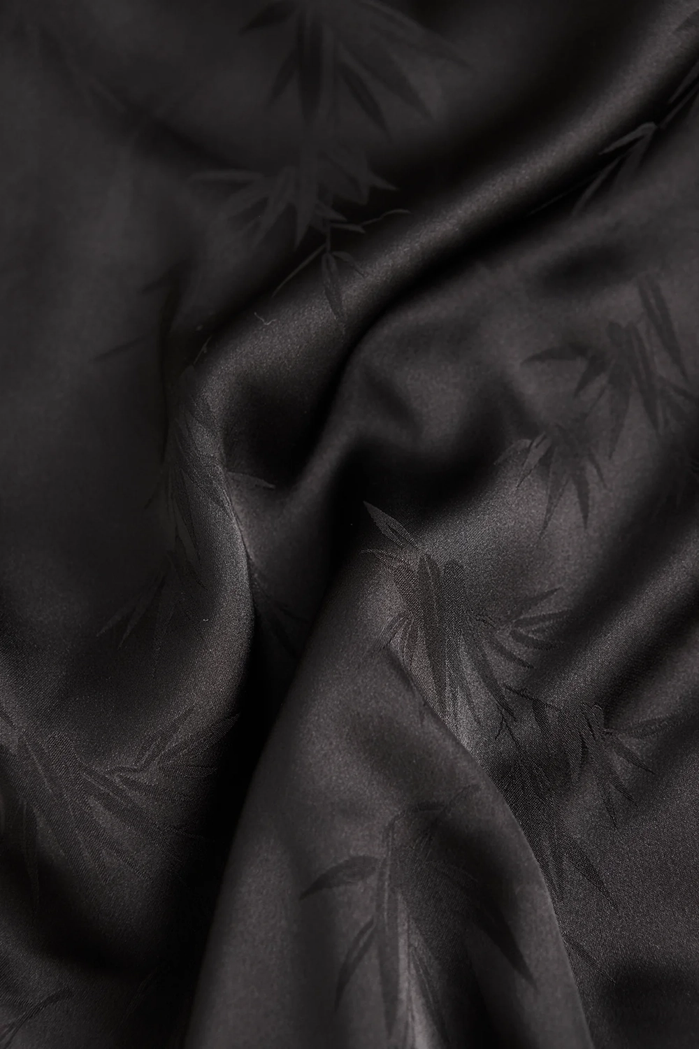 Black Jacquard Satin Strappy Maxi Dress