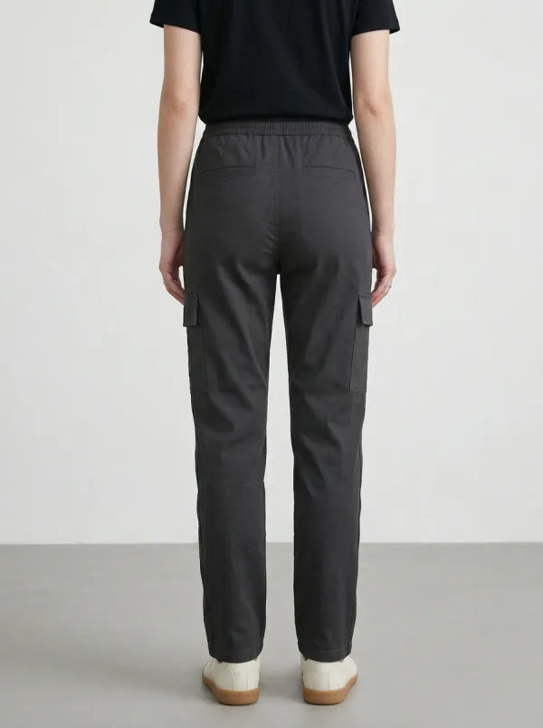 Women's Side-Stripe Utility Cargo Pants
