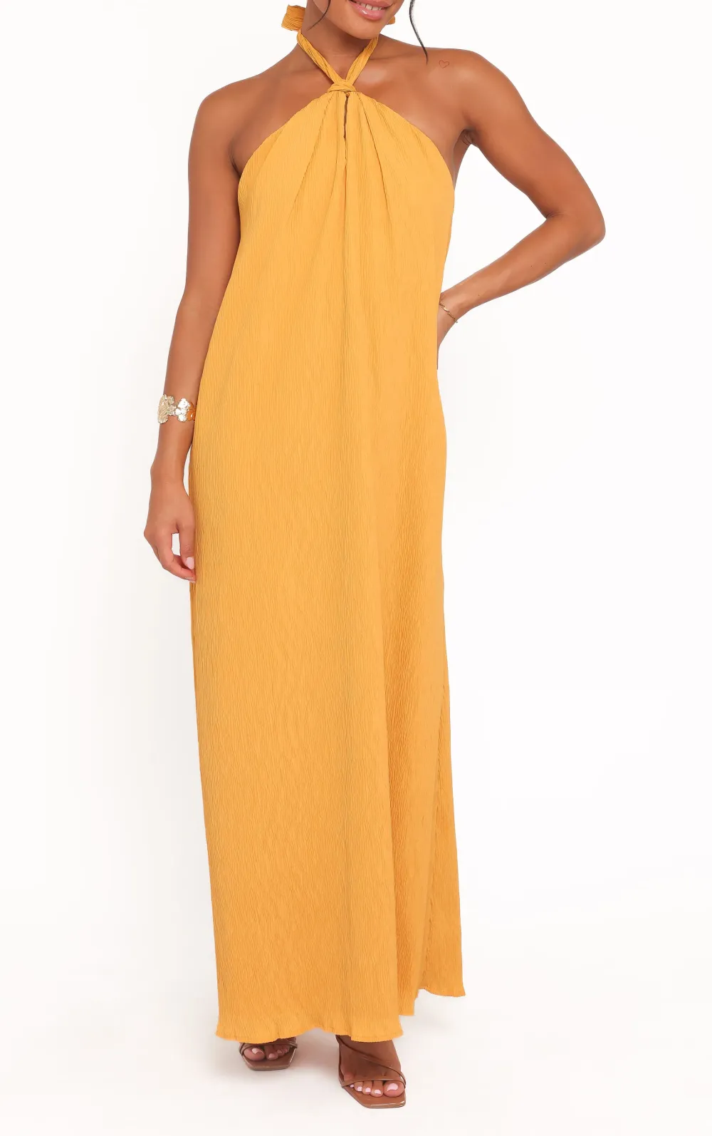 Halter Sleeveless Maxi Dress