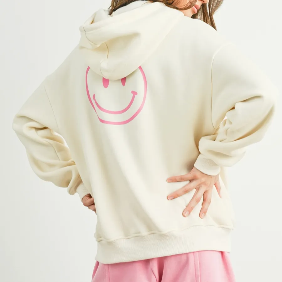 Smile Graphic Hoodie