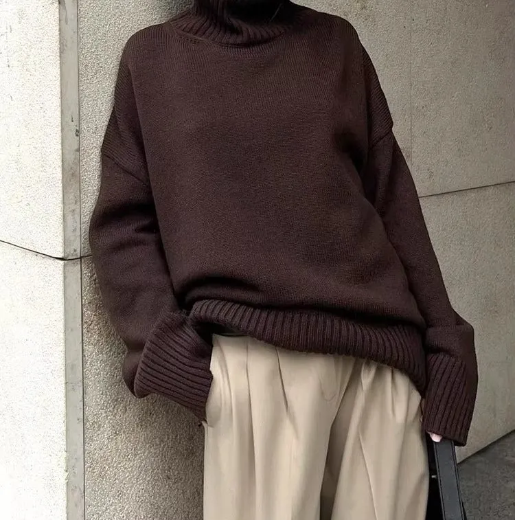 Oversized Turtleneck Sweater