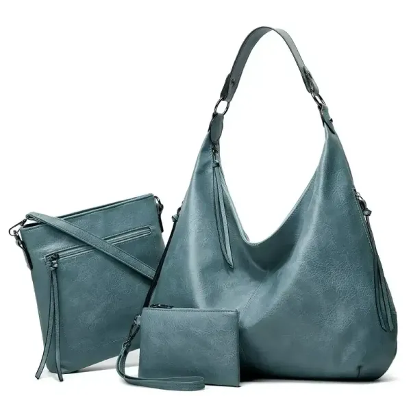 2026 New Women's Three-in-one Leather Bag