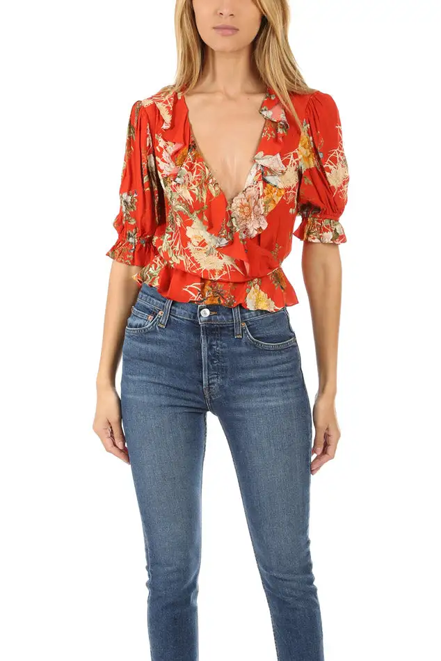 Floral Blouse Shirt