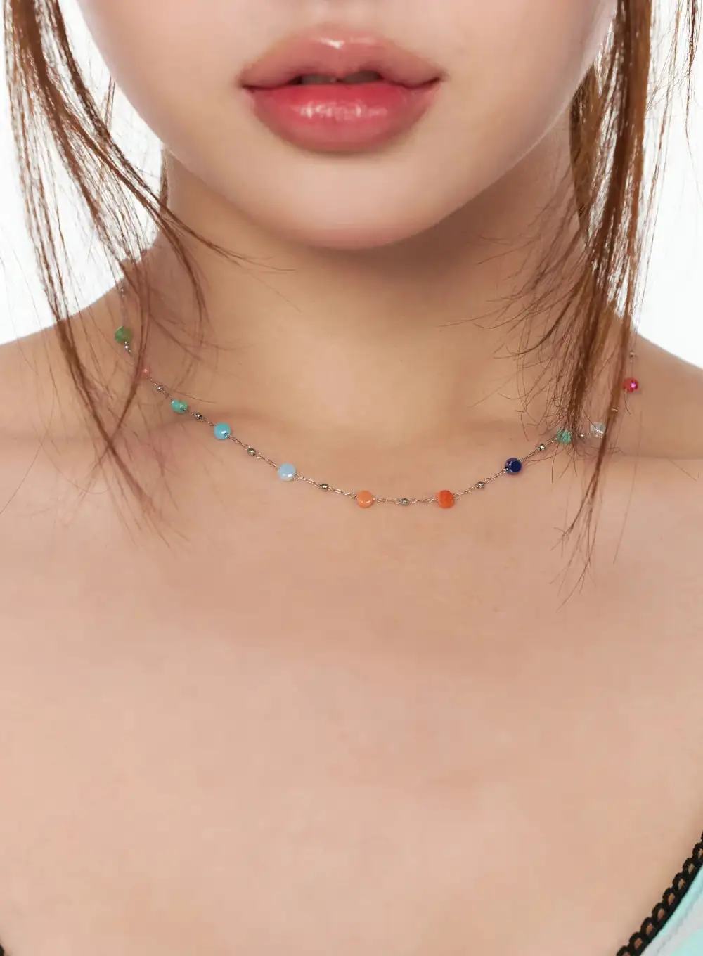 Beaded Bead Necklace