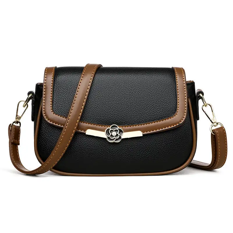 Structured Textured Crossbody Bag