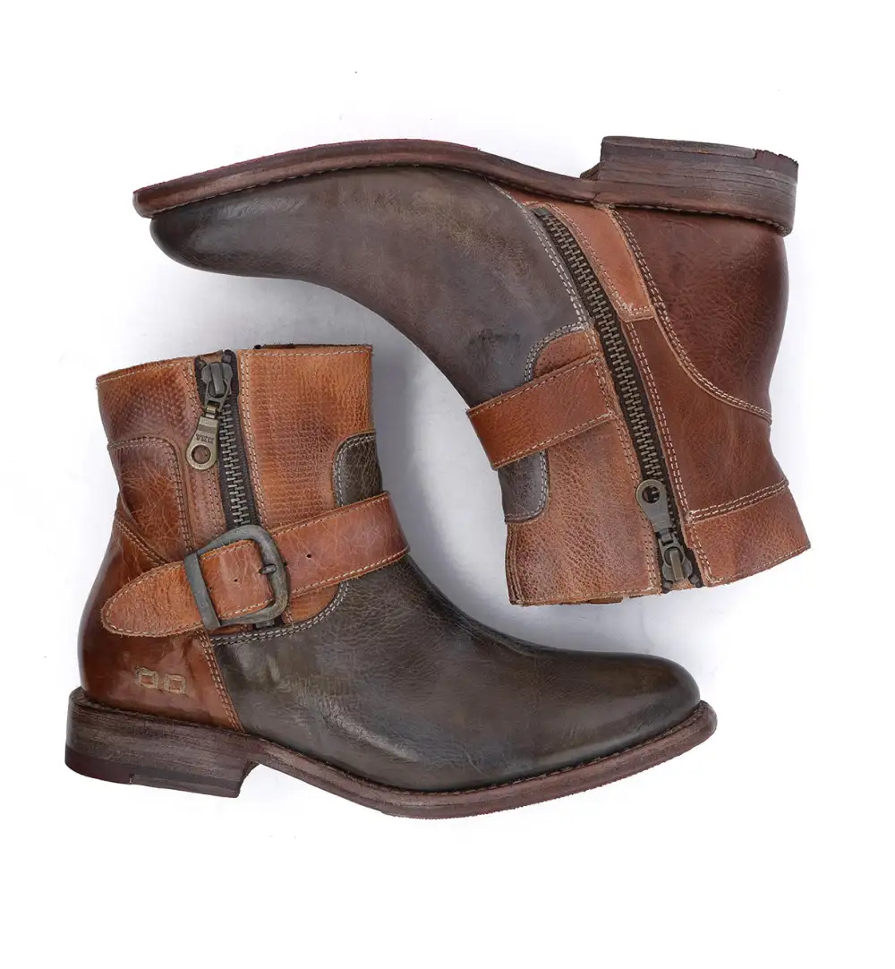 Buckled Perforated Everyday Boots