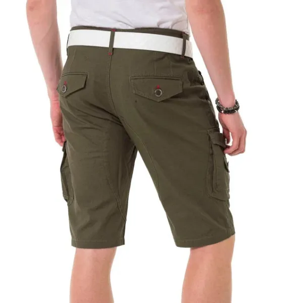 Everyday Cargo Pocket Utility Pocket Denim Shorts
