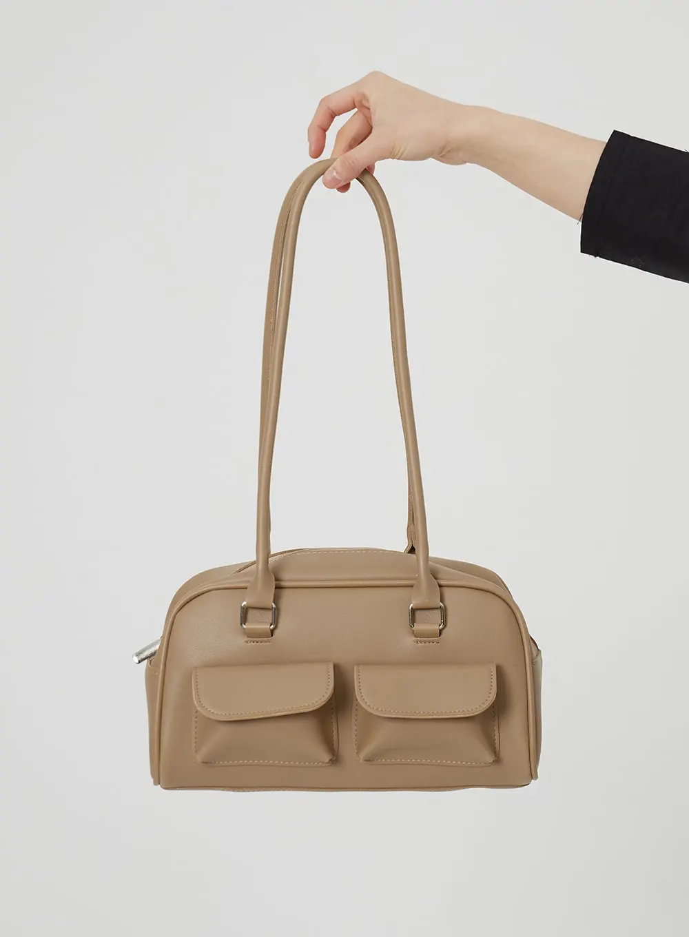 Twin Pocket Shoulder Bag