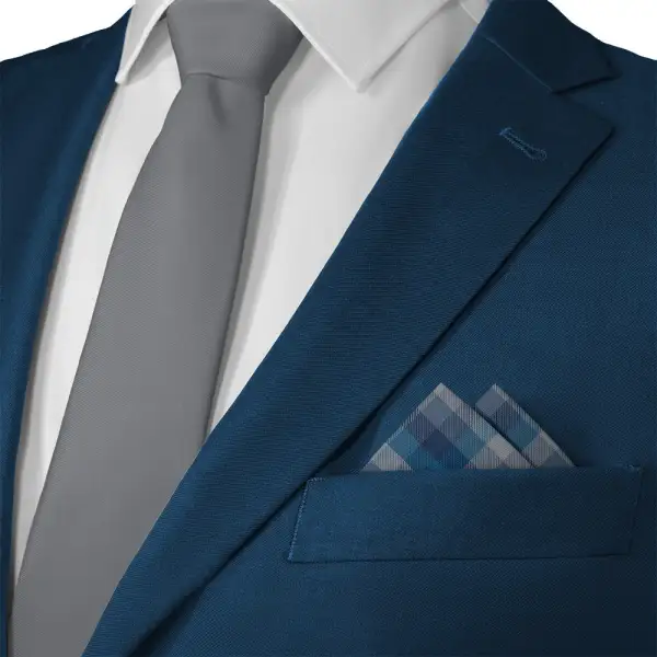Versatile Coordinated Plaid Pocket Square
