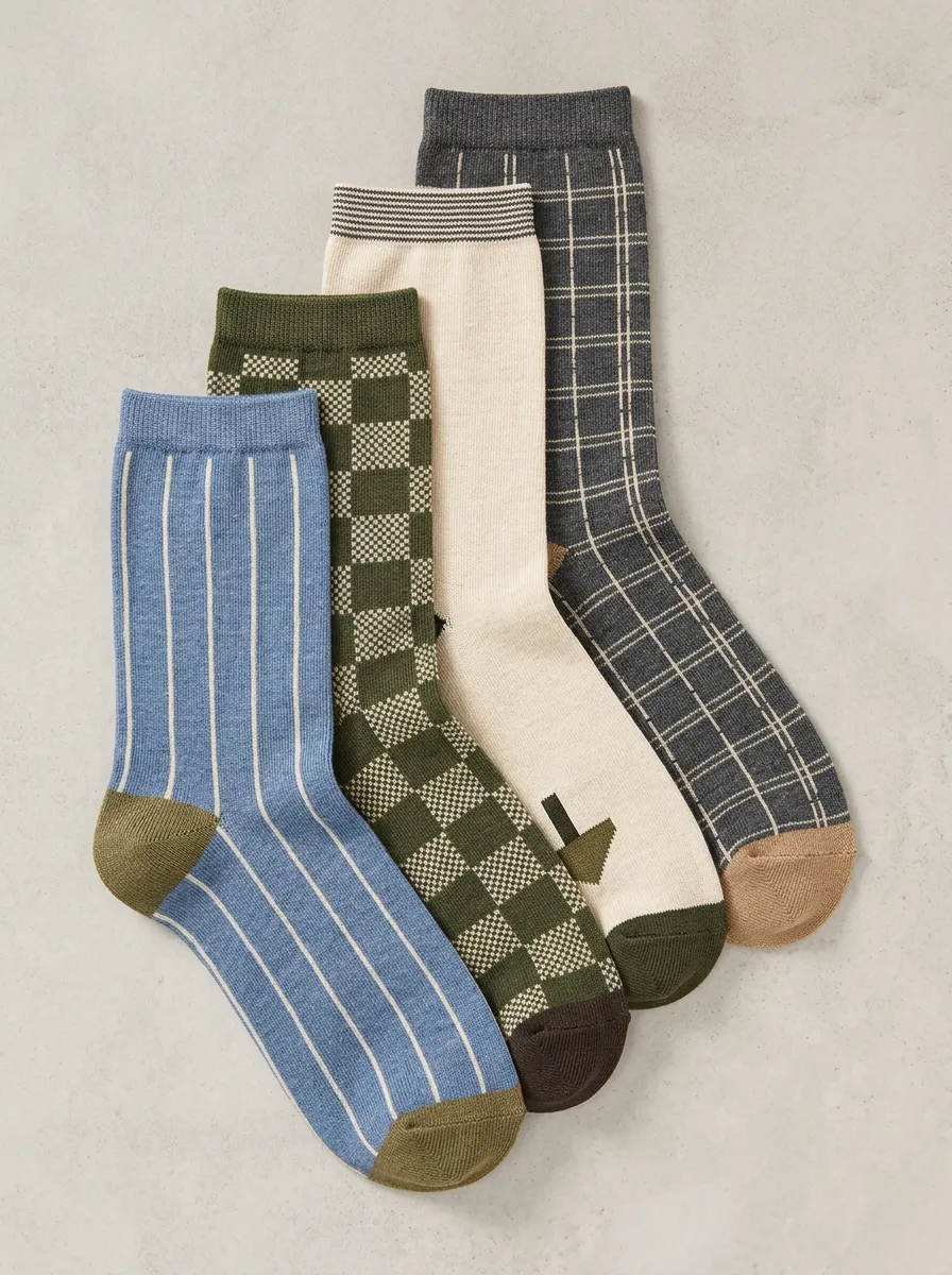 Women's Four Pair Casual Socks