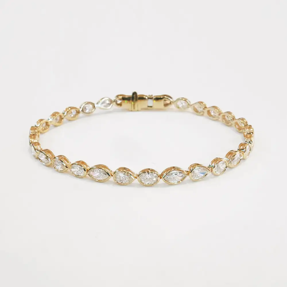 Diamond Marquise Oval Bracelet