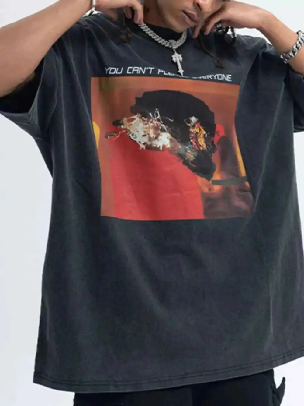 Street Ready Graphic Round Neck Short Sleeve T-Shirt
