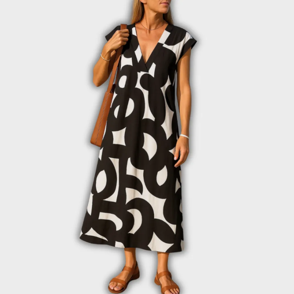 Flowing Relaxed Casual Dress