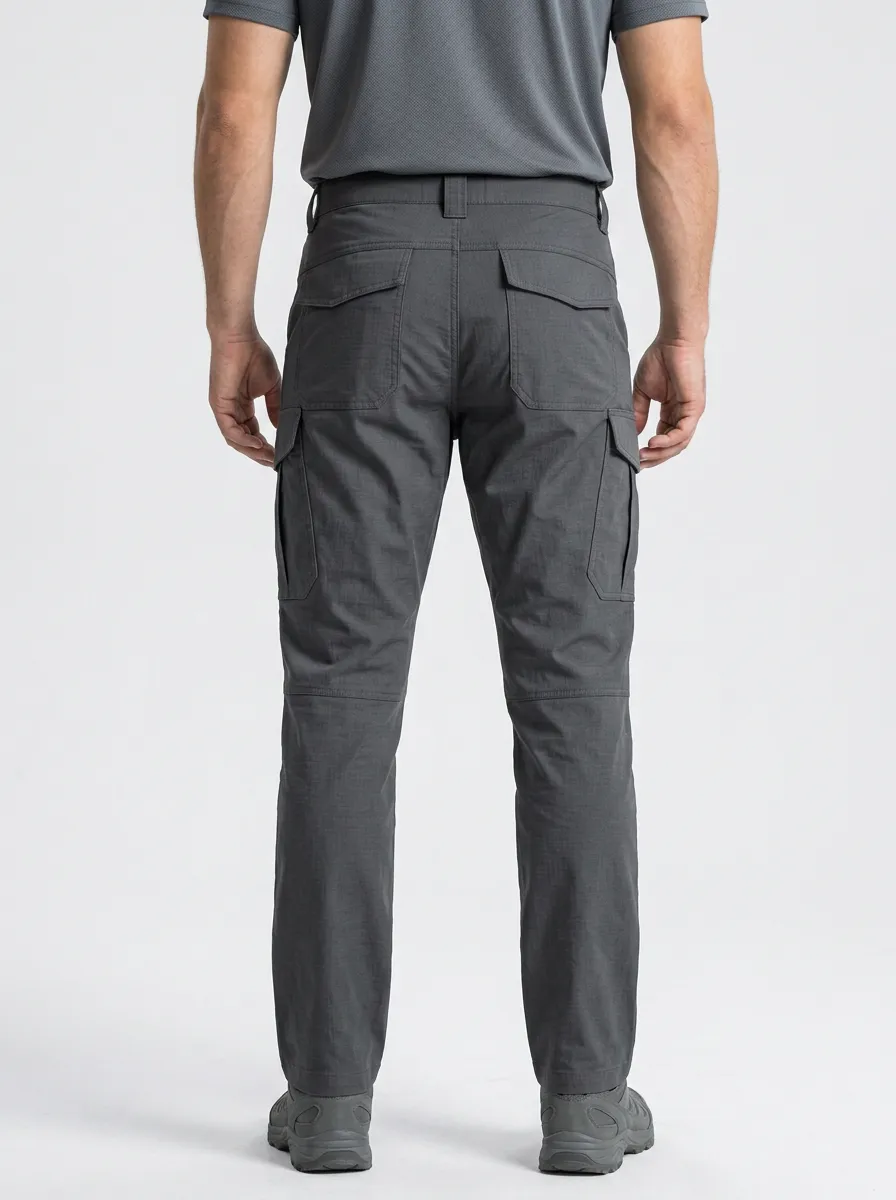 Minimal Adventure-Style Men's Multi-Pocket Waterproof Tactical Cargo Pants