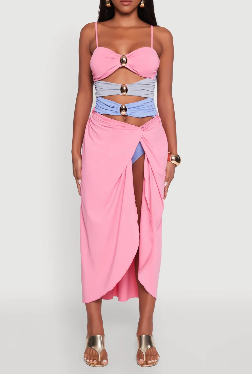 Tulip Shaped Bikini Skirt