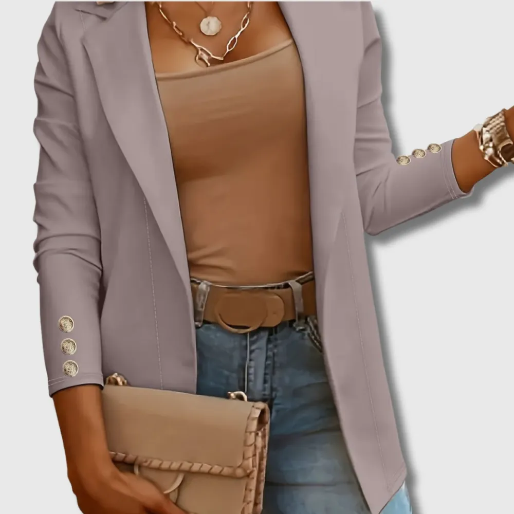 Knit Belted Blazer