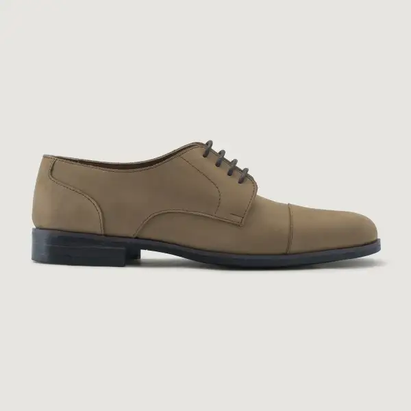 Brown Nubuck Leather Loafers