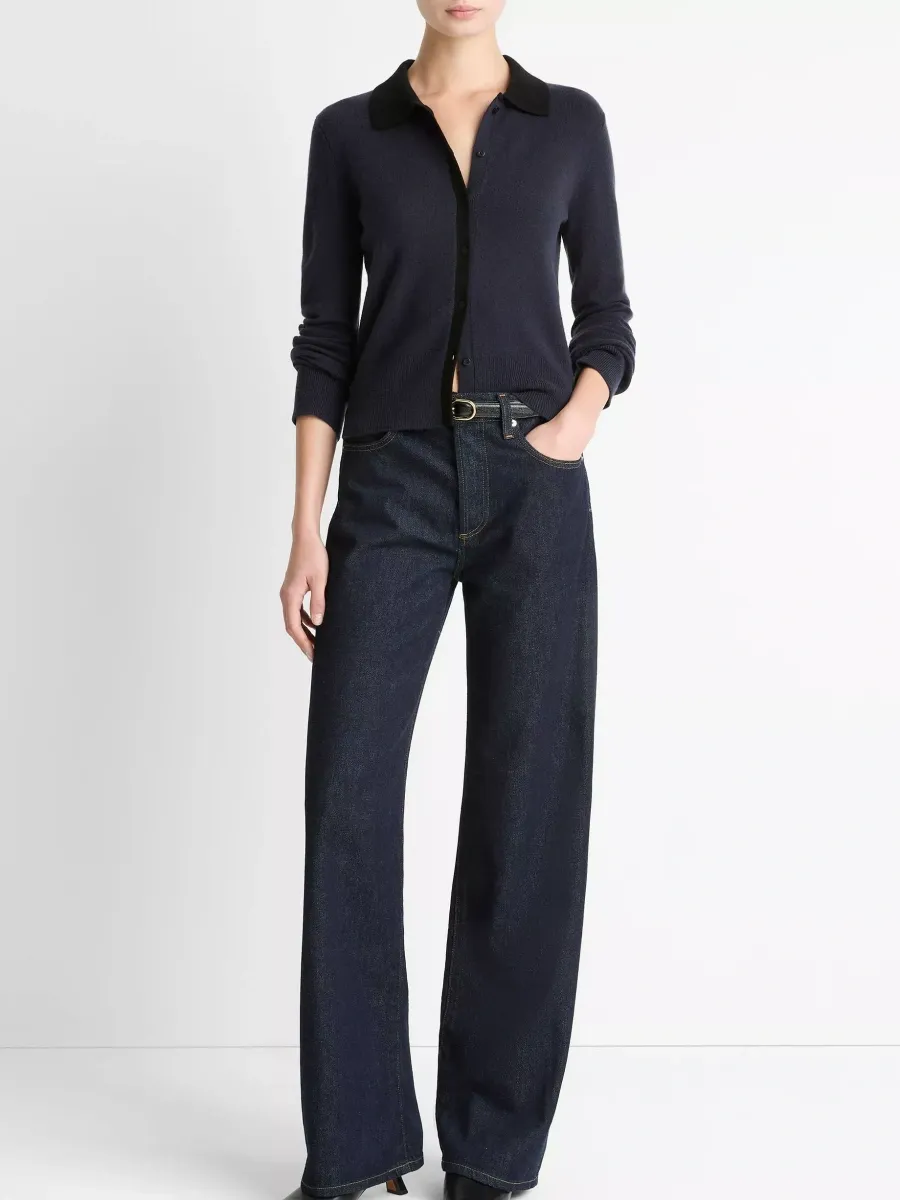 Collared Knit Cardigan