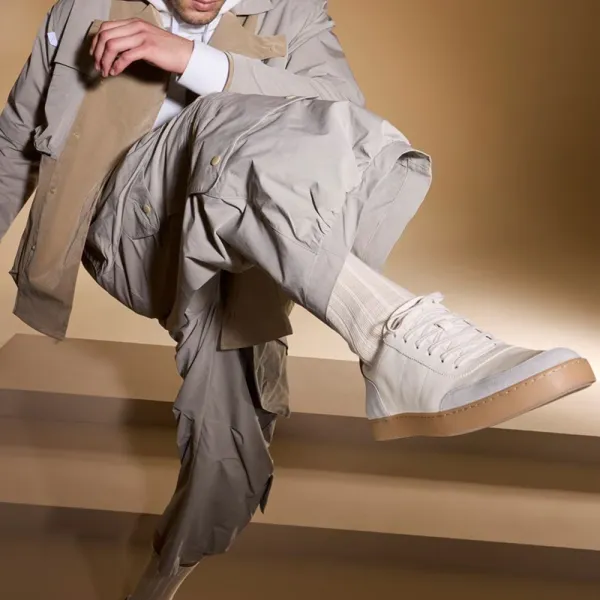 Lace-up Casual Style Plain Sneaker