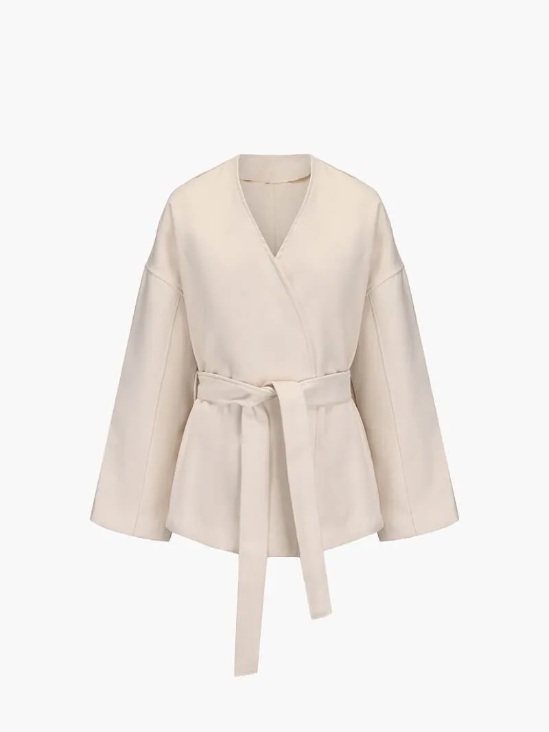 Polished Belted Cardigan