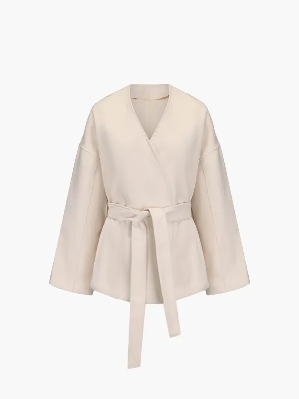 Polished Belted Cardigan
