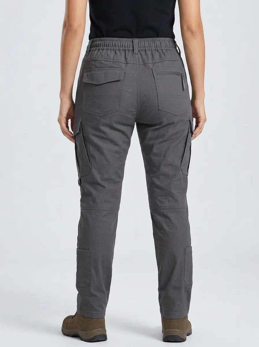 Men's Tactical Outdoor Multi-Pocket Belted Cargo Pants