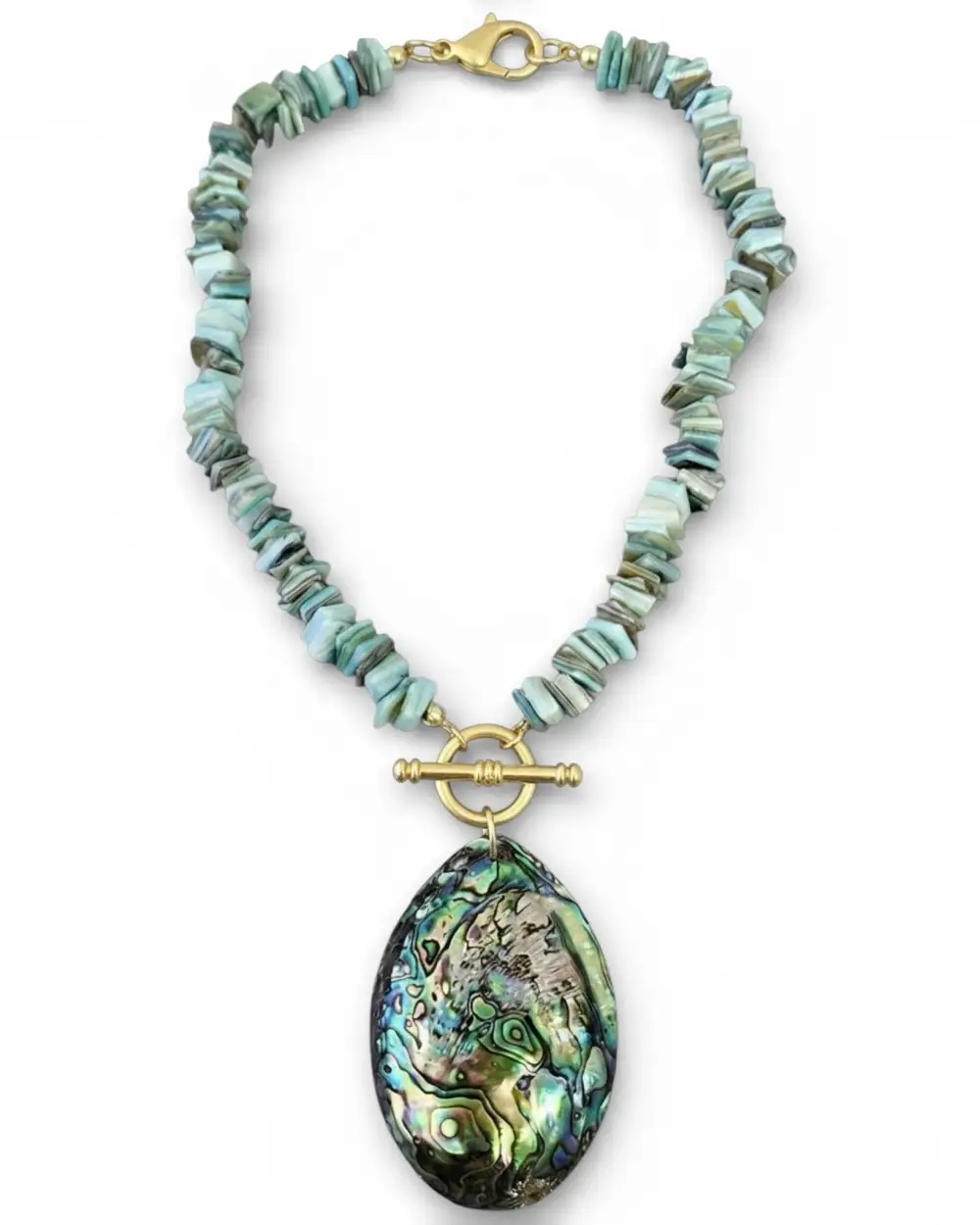 Shell Statement Modern Necklace