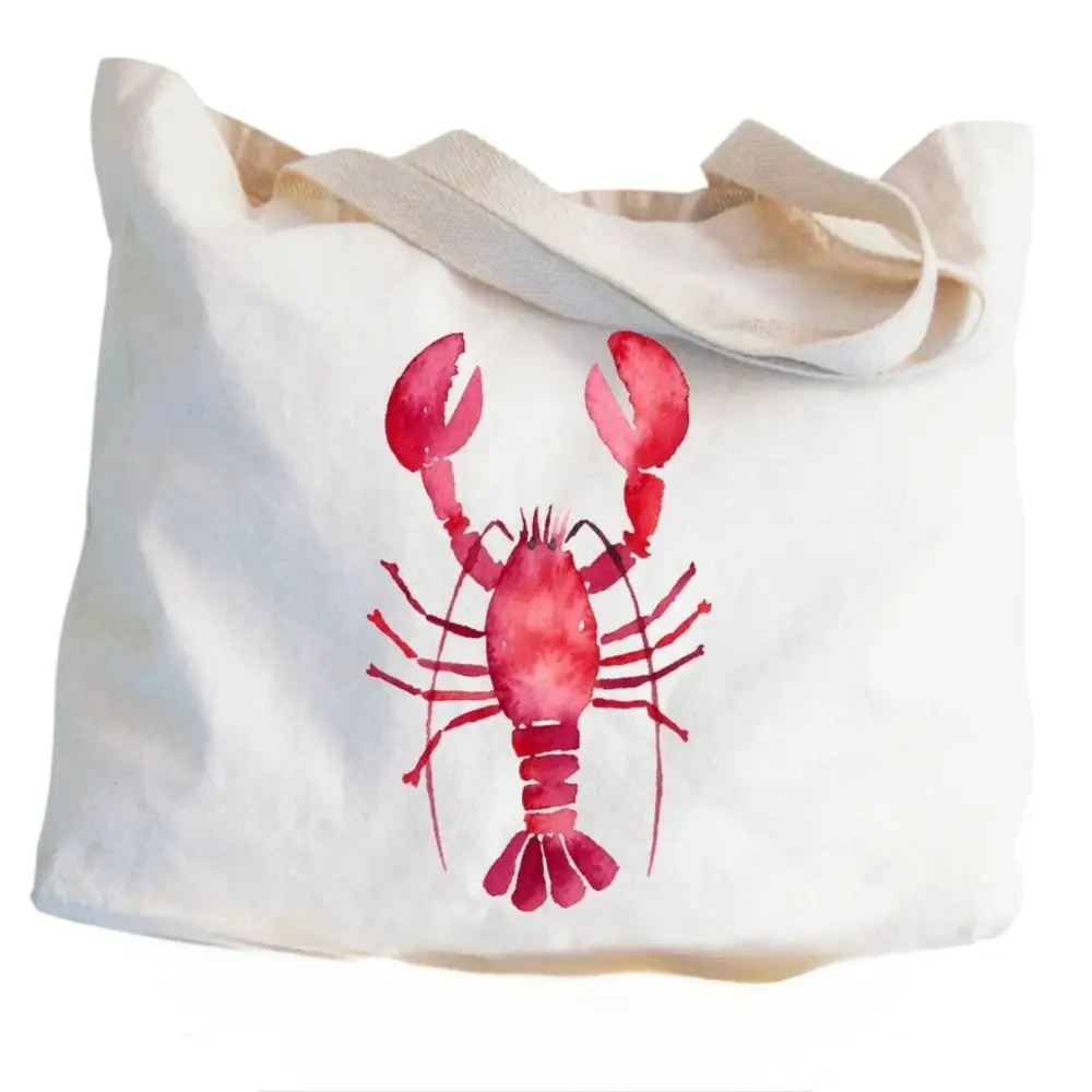 Red Lobster Canvas Tote Bag
