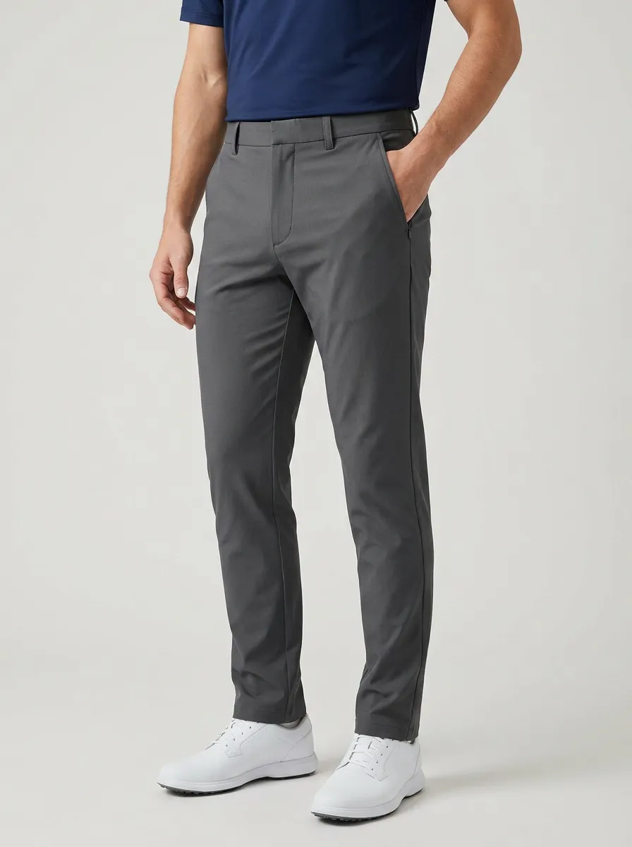 Golf Lover Solid Printed Trousers