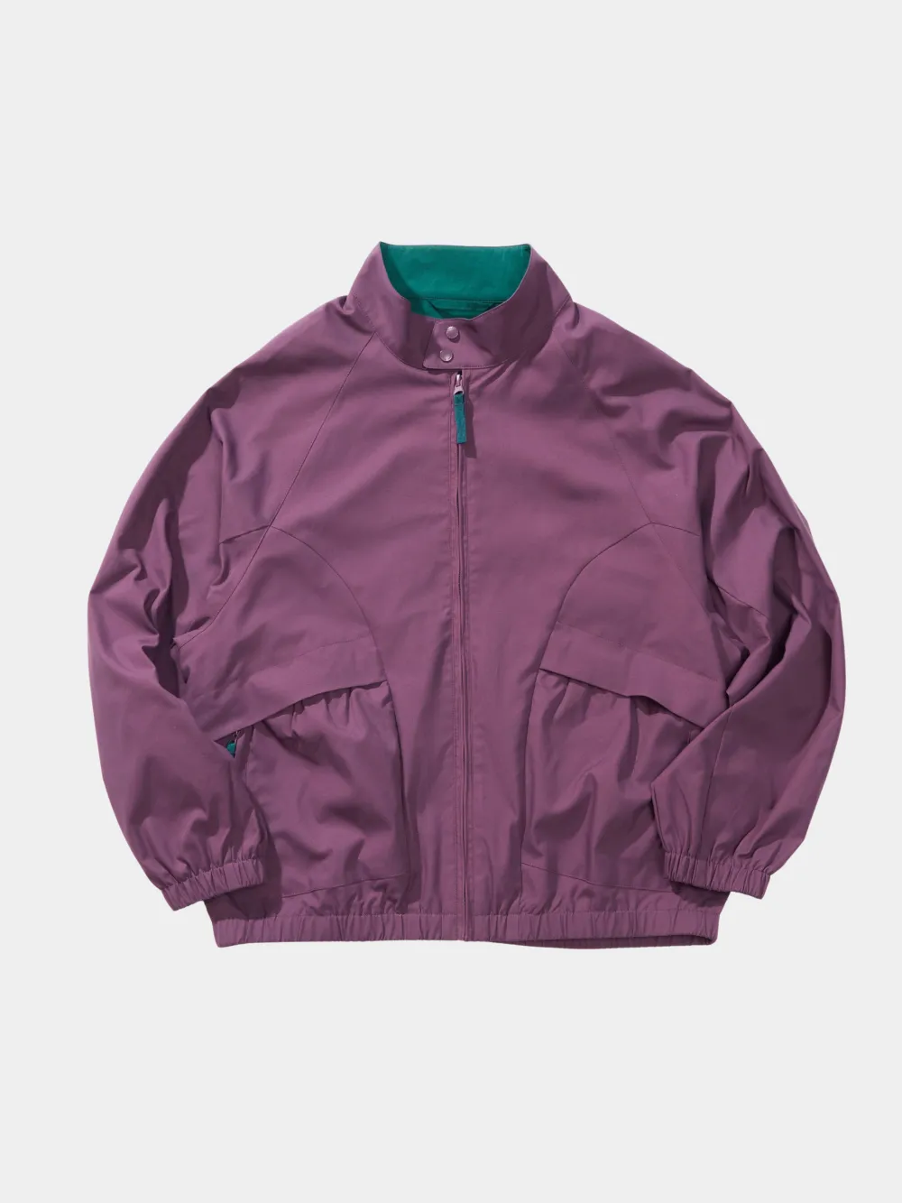 Wind Resistant Stand Collar Color Block Outdoor Utility Jacket