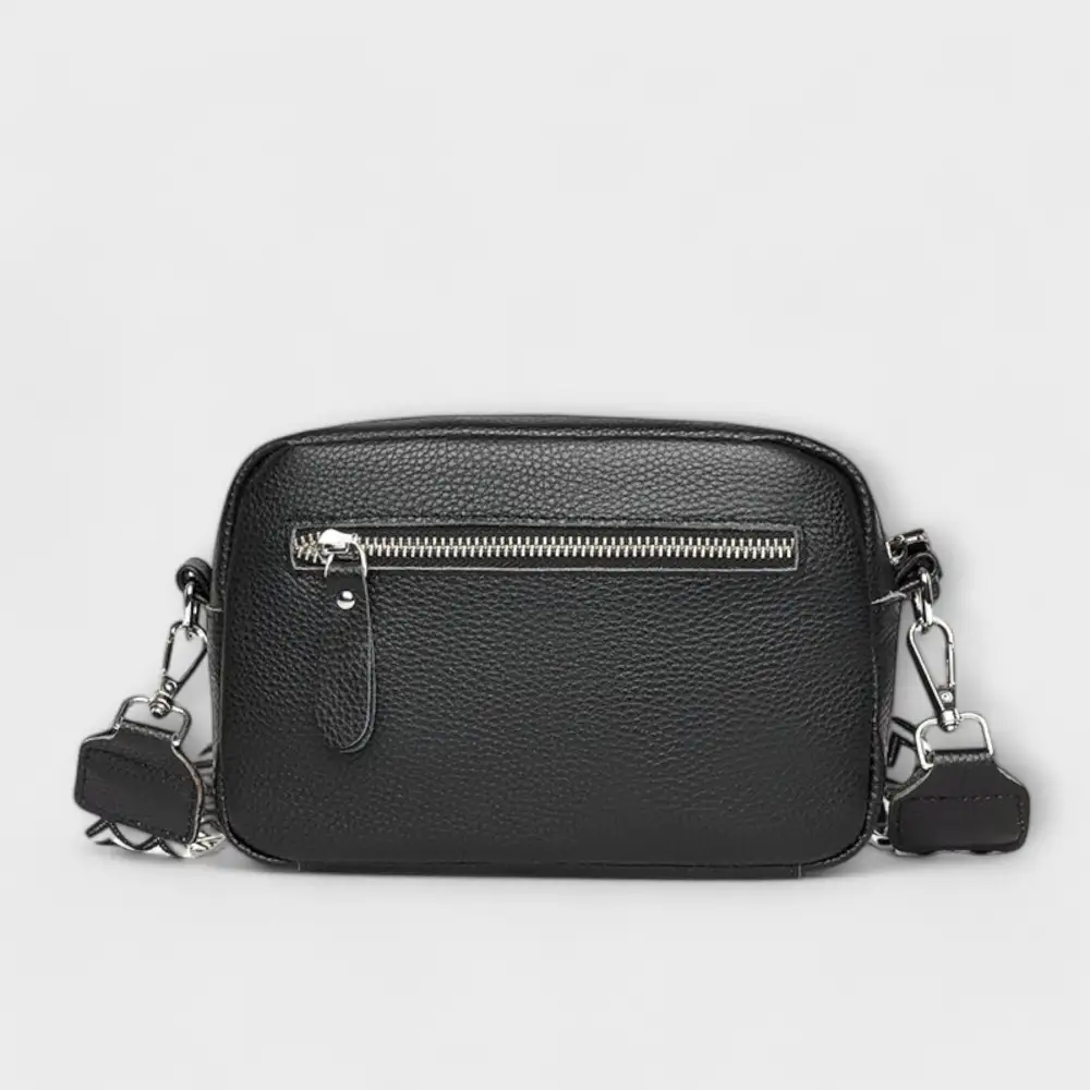 Buckle Straw Shoulder Bag