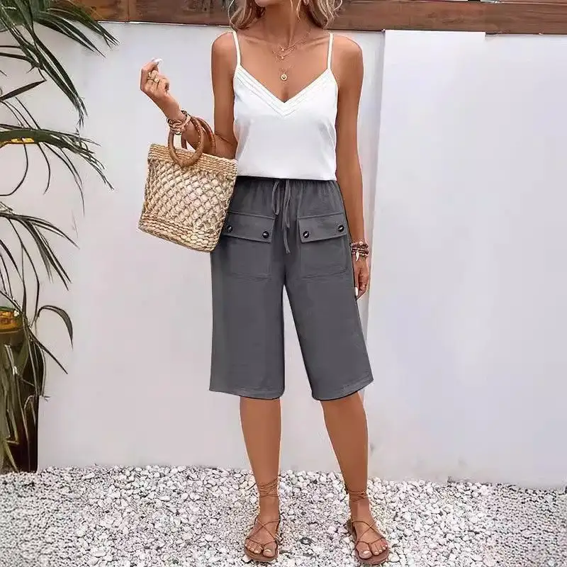 Women's Loose Fit Cargo Shorts