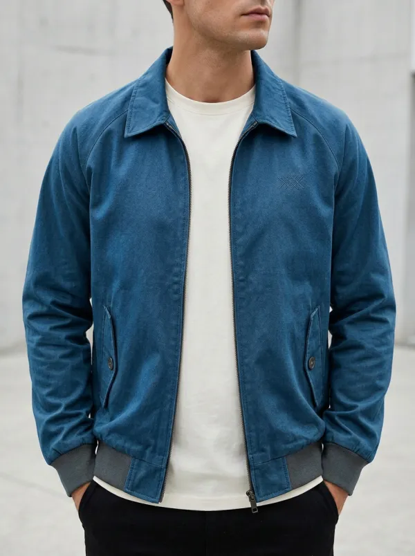 Geometric Harrington Jacket